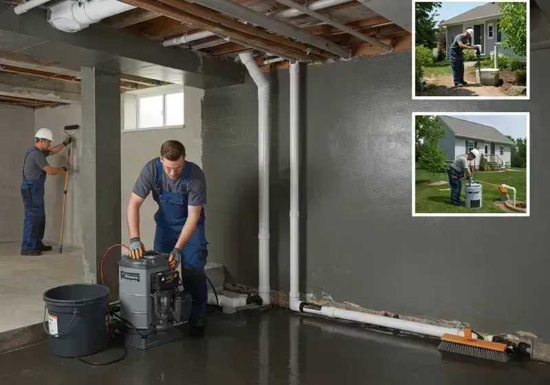 Basement Waterproofing and Flood Prevention process in Surgoinsville, TN